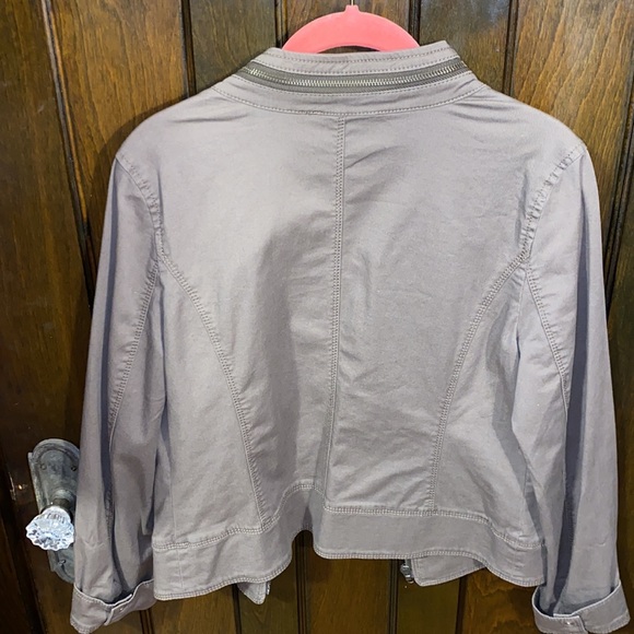 Express Olive Green Jacket Woman’s Medium - Picture 2 of 5